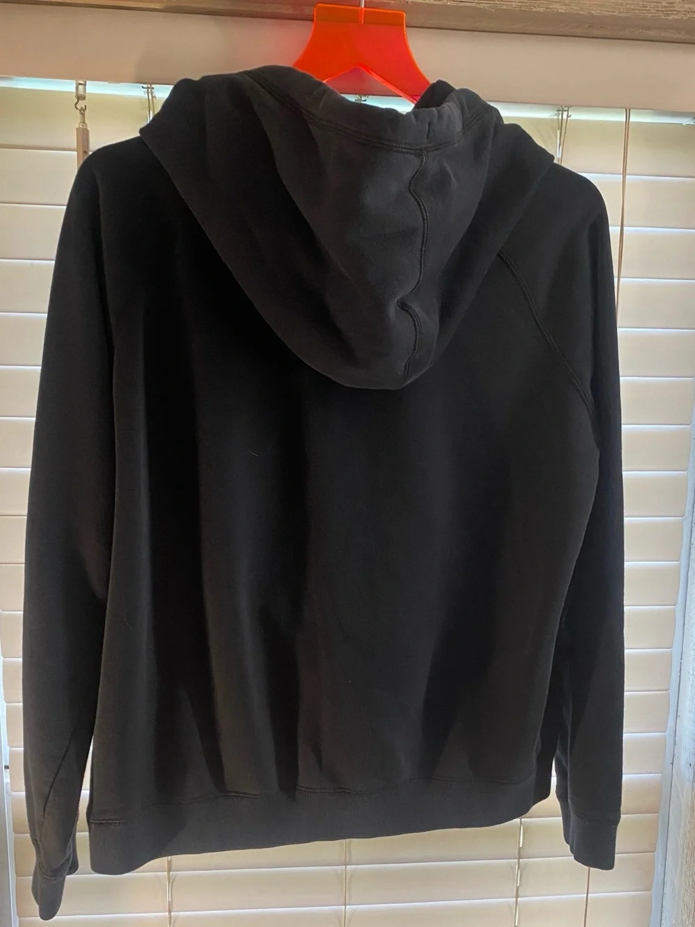 Nike Black Hoodie with Metallic Gold Swoosh Accent
